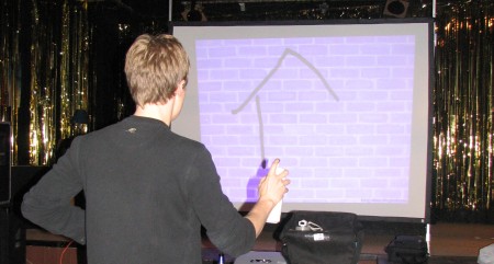 Wii Virtual Spray Paint Live Demo