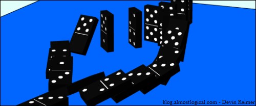 JigLibFlash FIVe3D Dominos